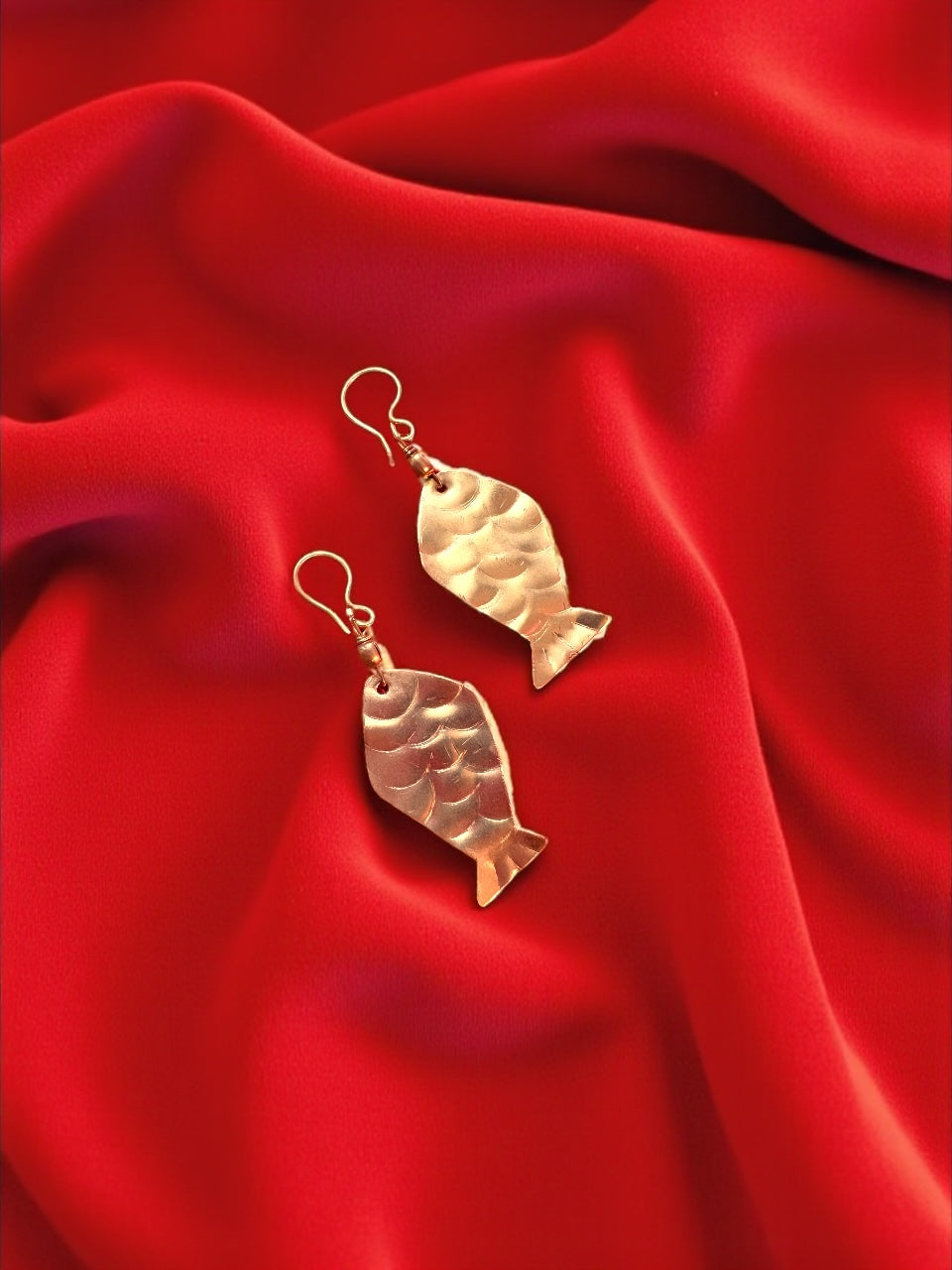 Meenakshi Brass Pendant Chain Necklace Jewelry Set (Necklace, Earrings)