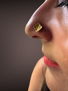 Barfi Brass Nosepin (Piercing)