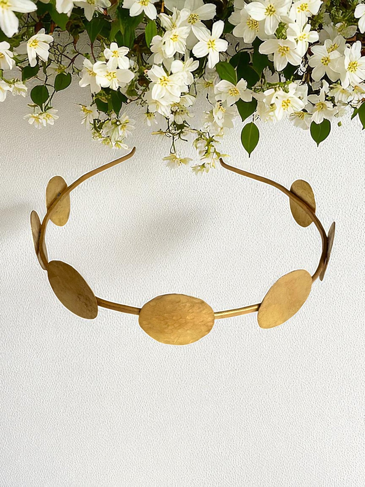 Devayana Coins Brass Hair Band Accessory