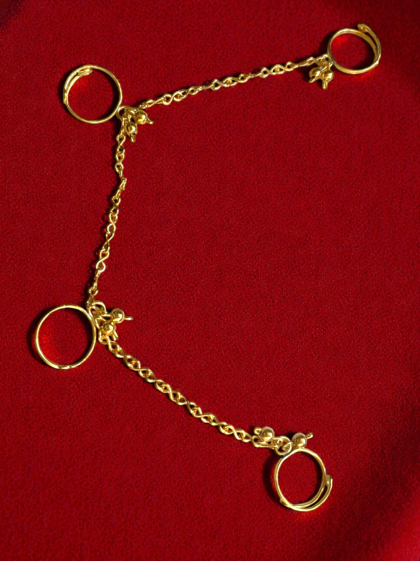 Chained Melody Brass Ring