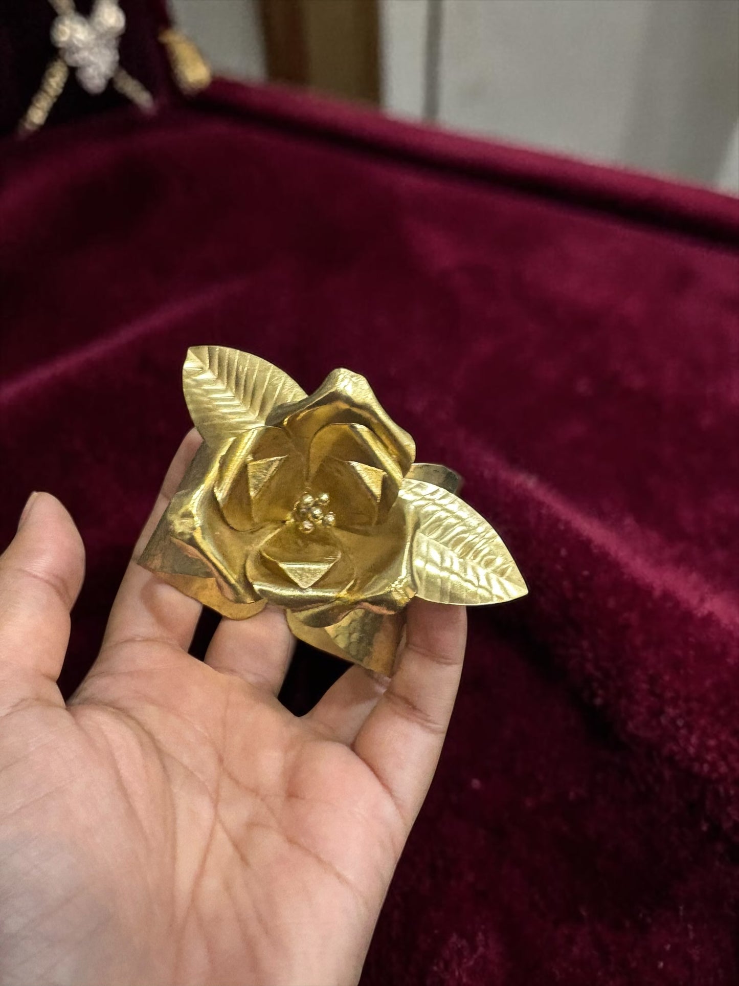 Roselle Brass Bracelet