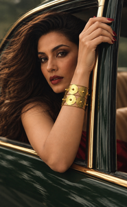 Circle of Life Brass Cuff Bracelet