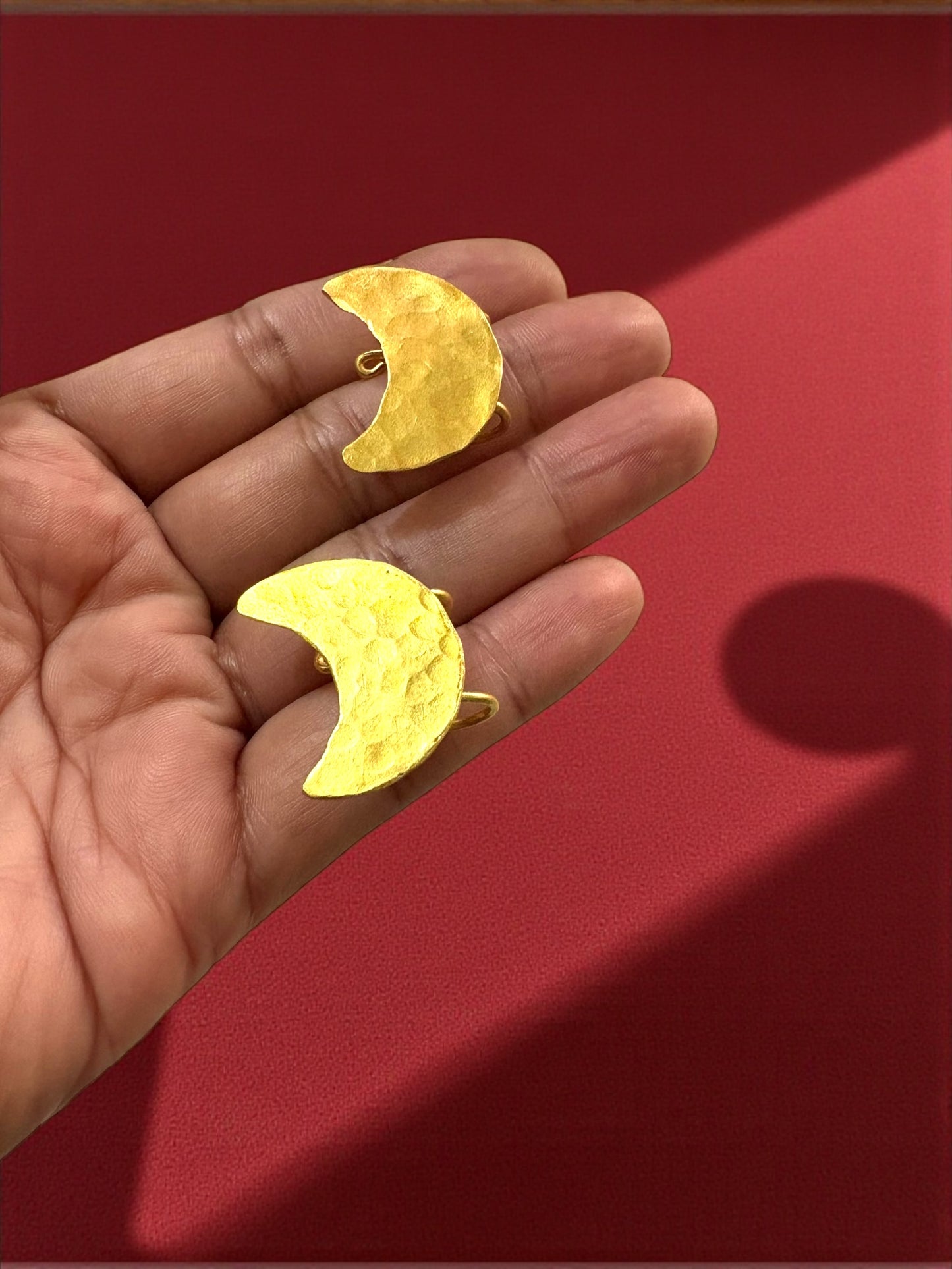 Chandni Moon Brass Bugadi Earcuff Earrings