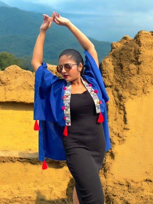 aife-high-low-kaftan-jacket-blue