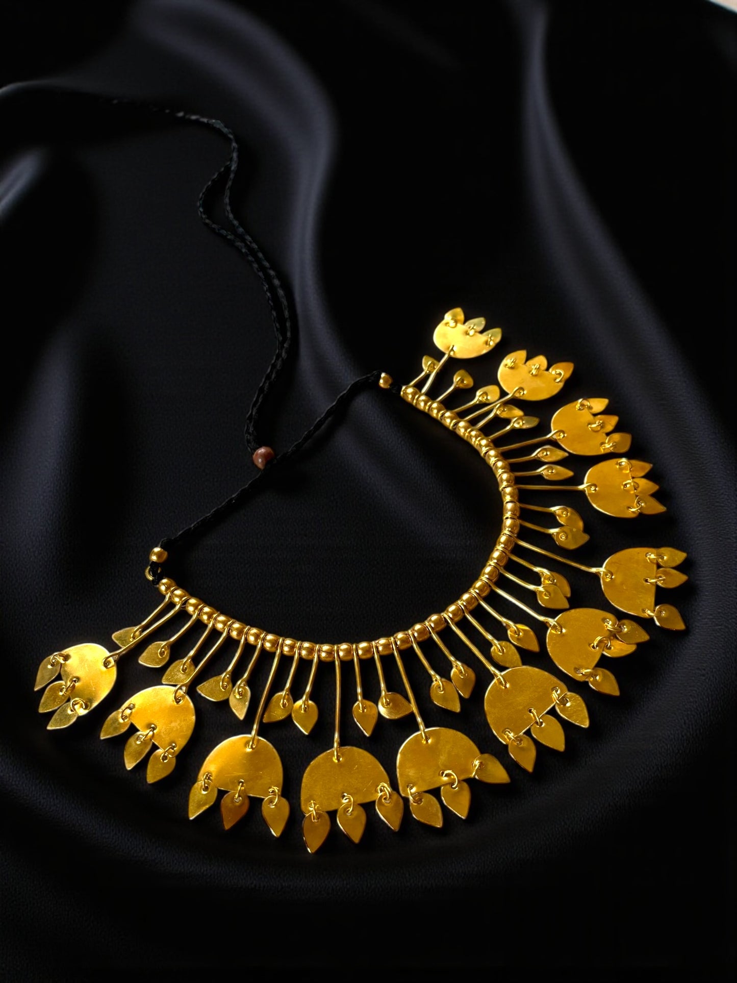 Nefertiti Brass Necklace