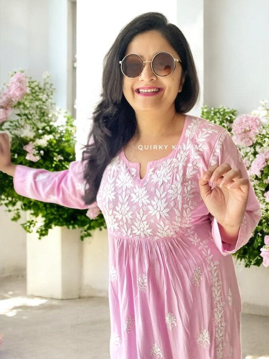 akanksha-chikankari-rayon-kurta-pink