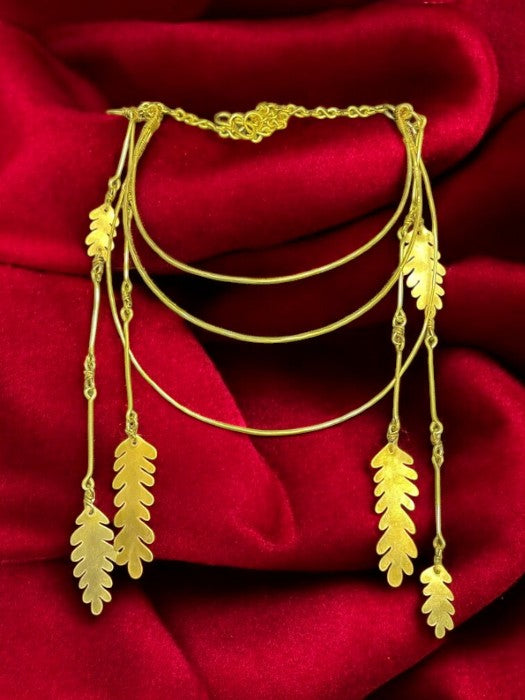 autumn-leaflets-brass-necklace