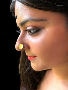 Circle Brass Nosepin (Piercing)