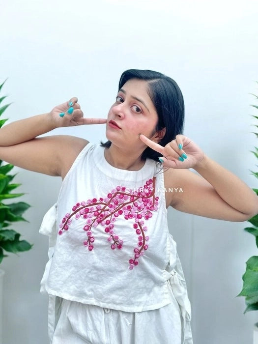 cherry-blossom-embroidered-tie-up-top-white