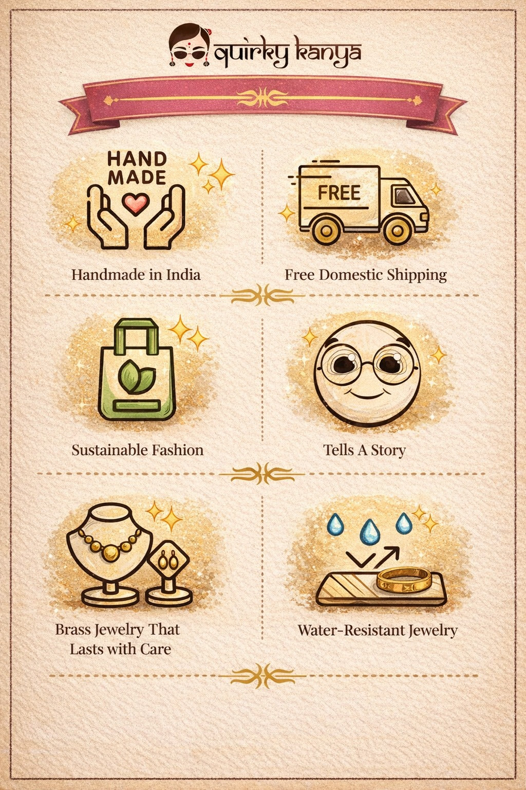 Baha Brass Hasli Necklace