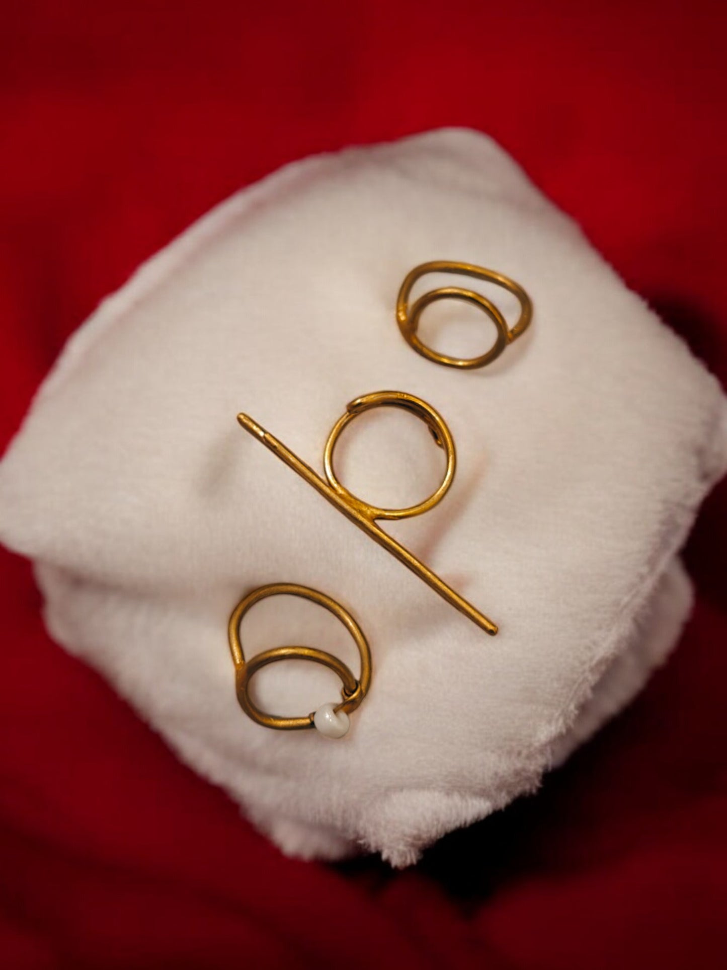 korean-minimalist-brass-ring-set