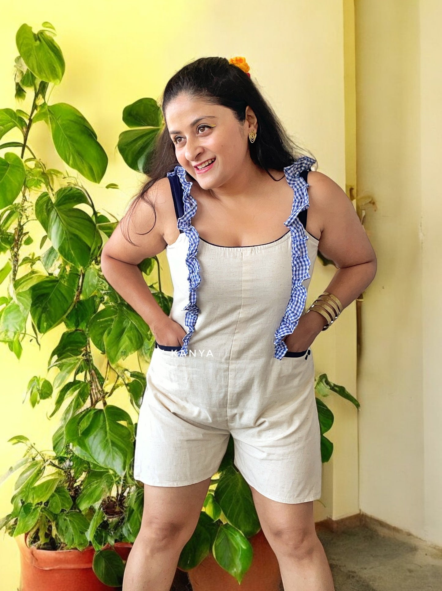 karol-gamchha-cotton-playsuit-offwhite