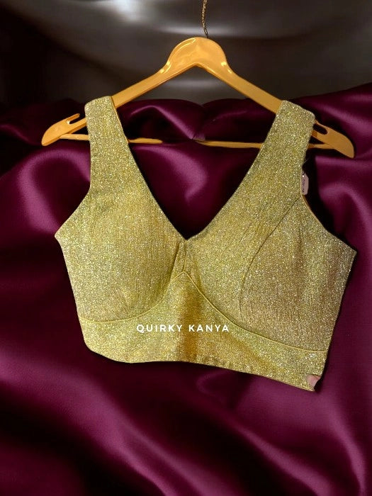 Khoobsoorat Partywear Blouse - Gold