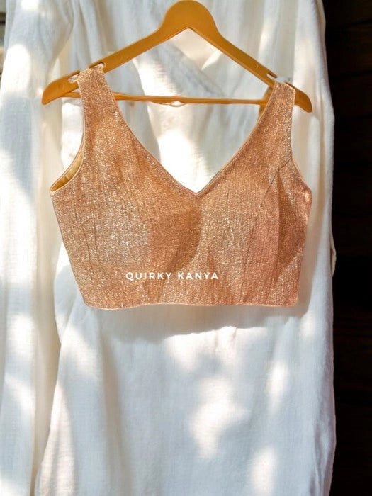Khoobsoorat Partywear Blouse - Copper