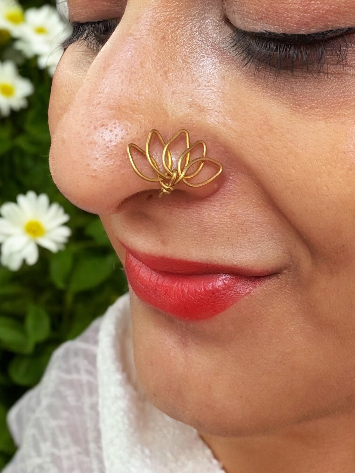 Petals Brass Nosepin (Piercing)