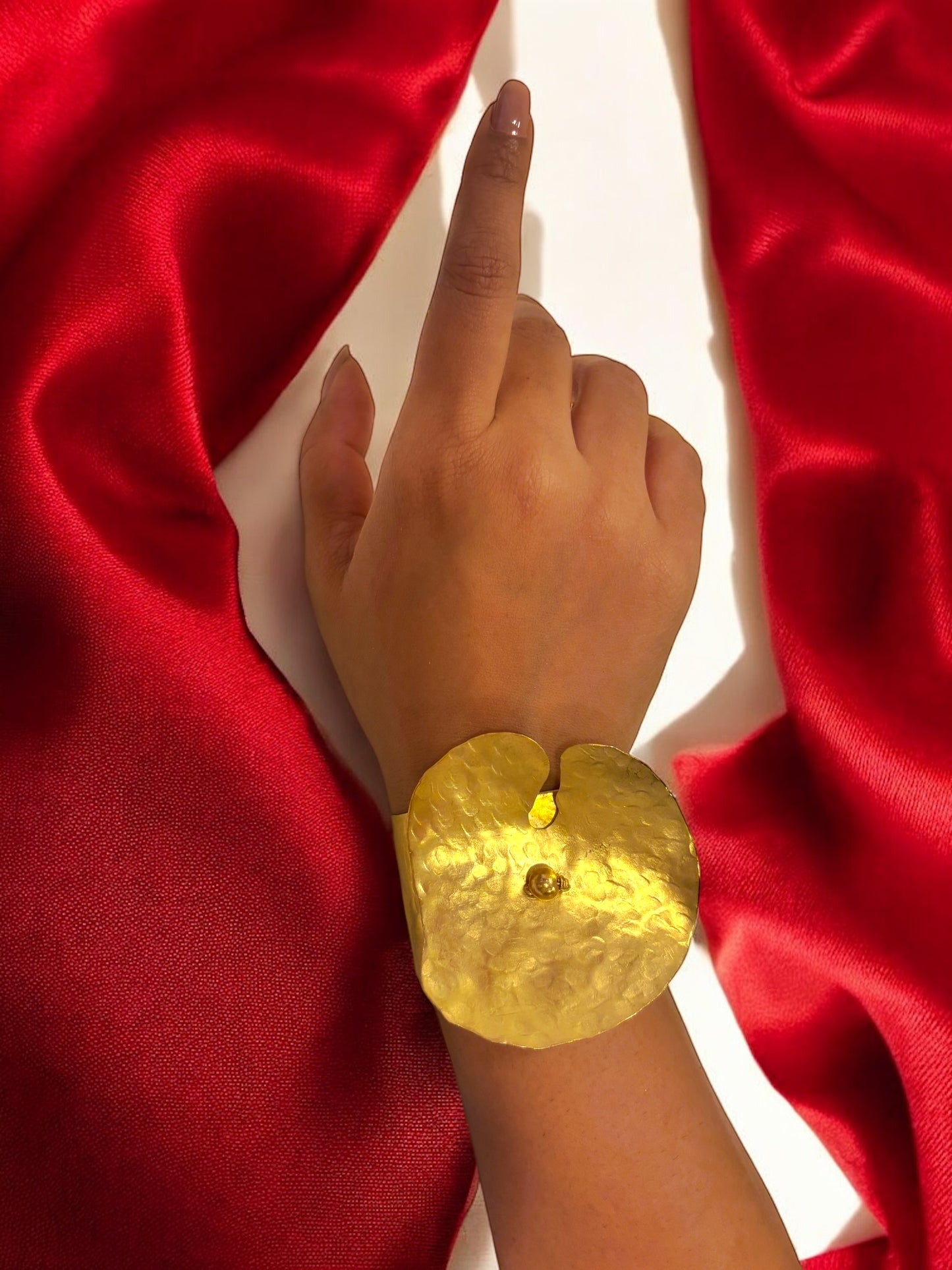 lotus-leaf-brass-cuff-bracelet