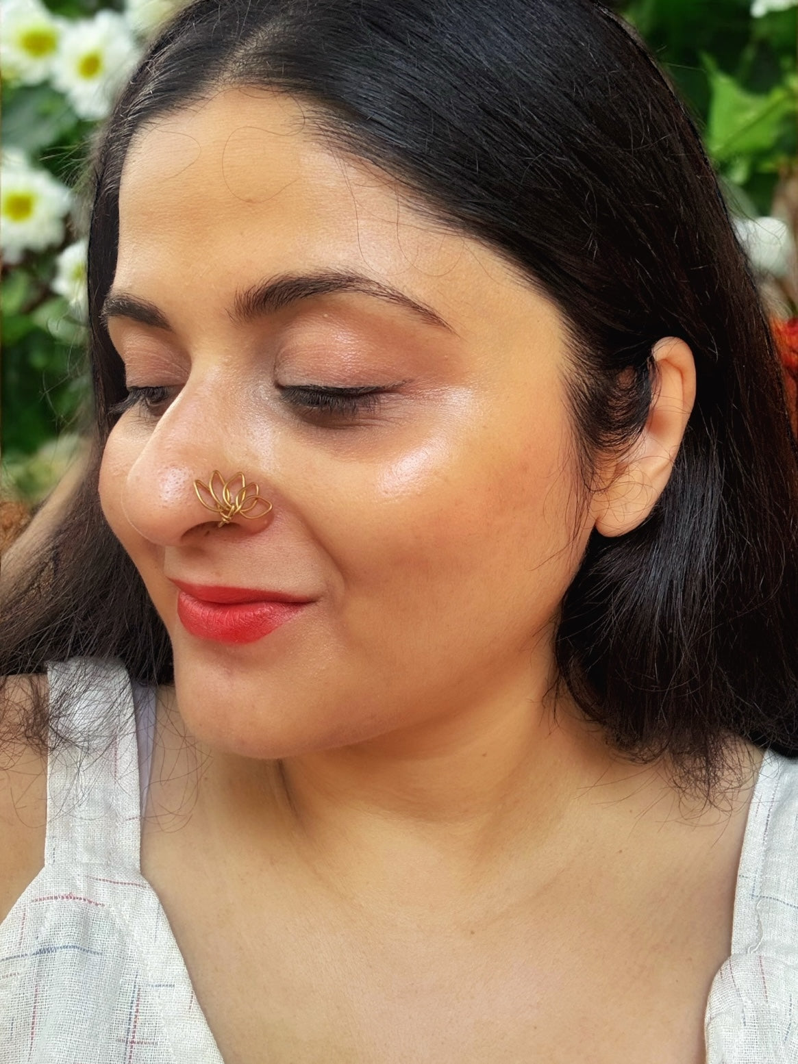 Petals Brass Nosepin (Piercing)