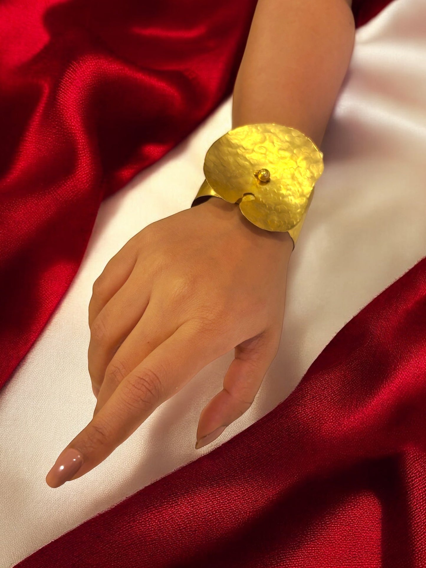 lotus-leaf-brass-cuff-bracelet