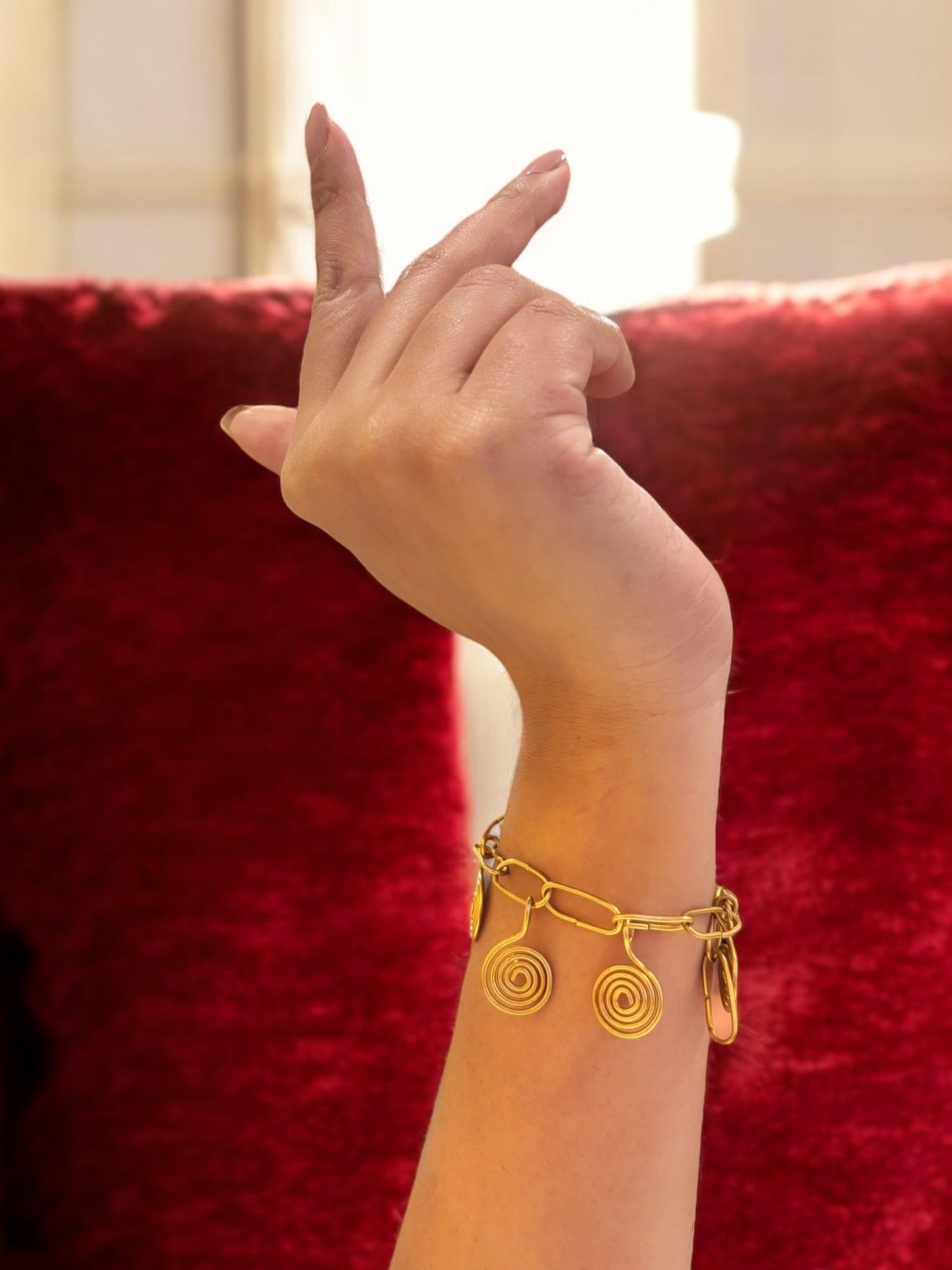 spiral-charms-brass-bracelet