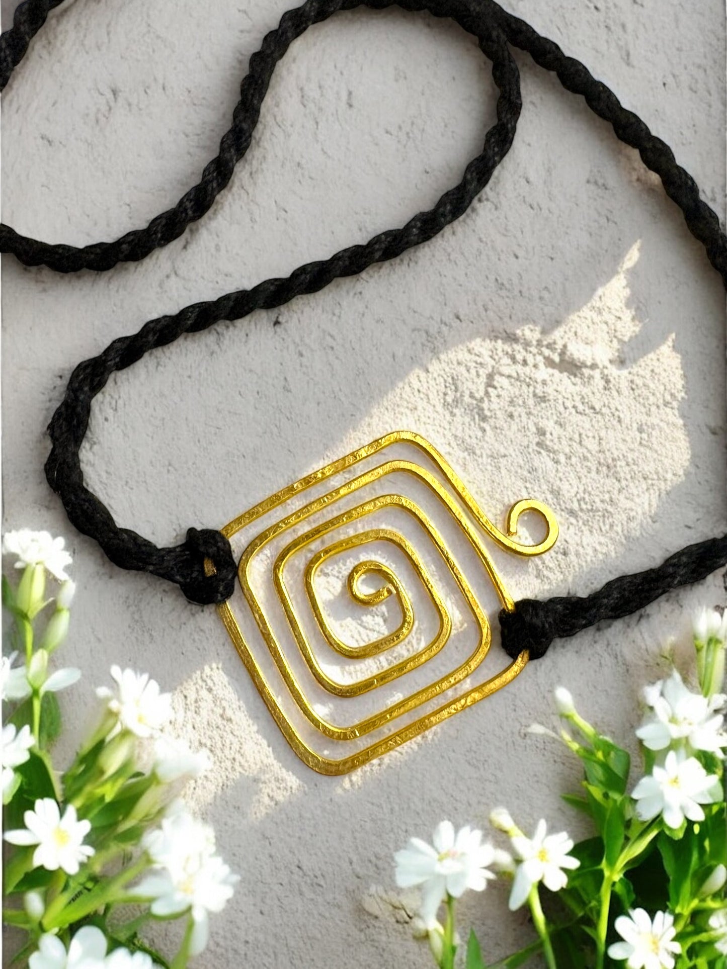 Spiral Kite Forever Brass Rakhi - Black