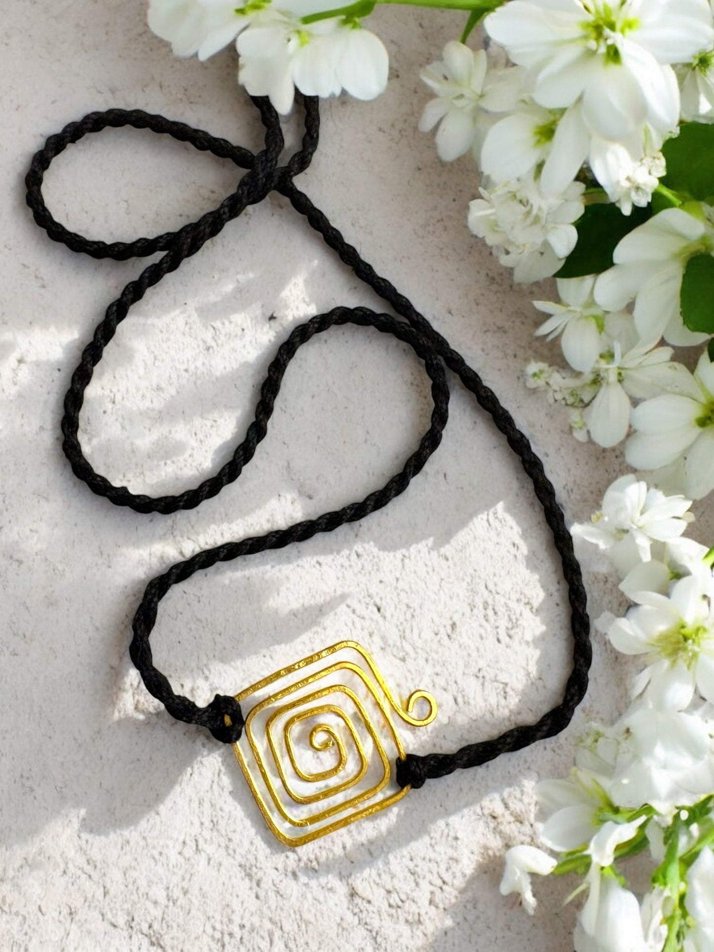 Spiral Kite Forever Brass Rakhi - Black