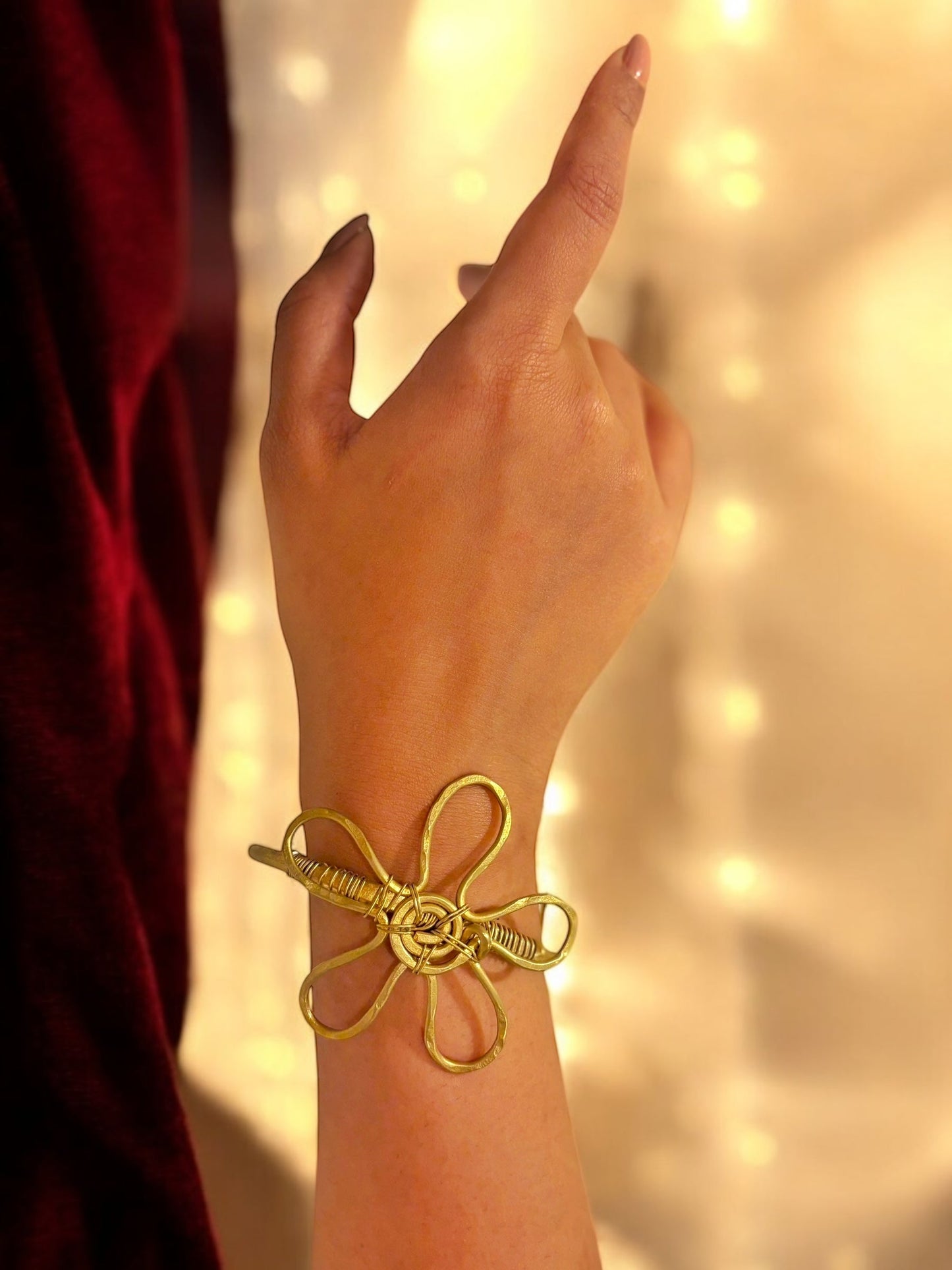 flora-brass-bracelet