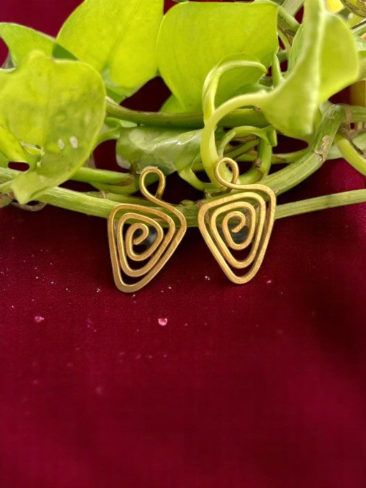Everyday Empress Brass Earrings Set (Set of 3)