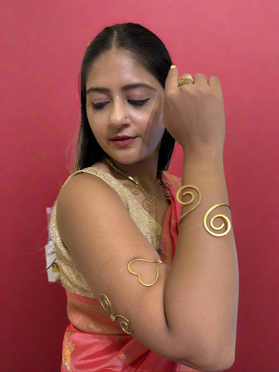 double-spiral-heart-brass-beri-anklet