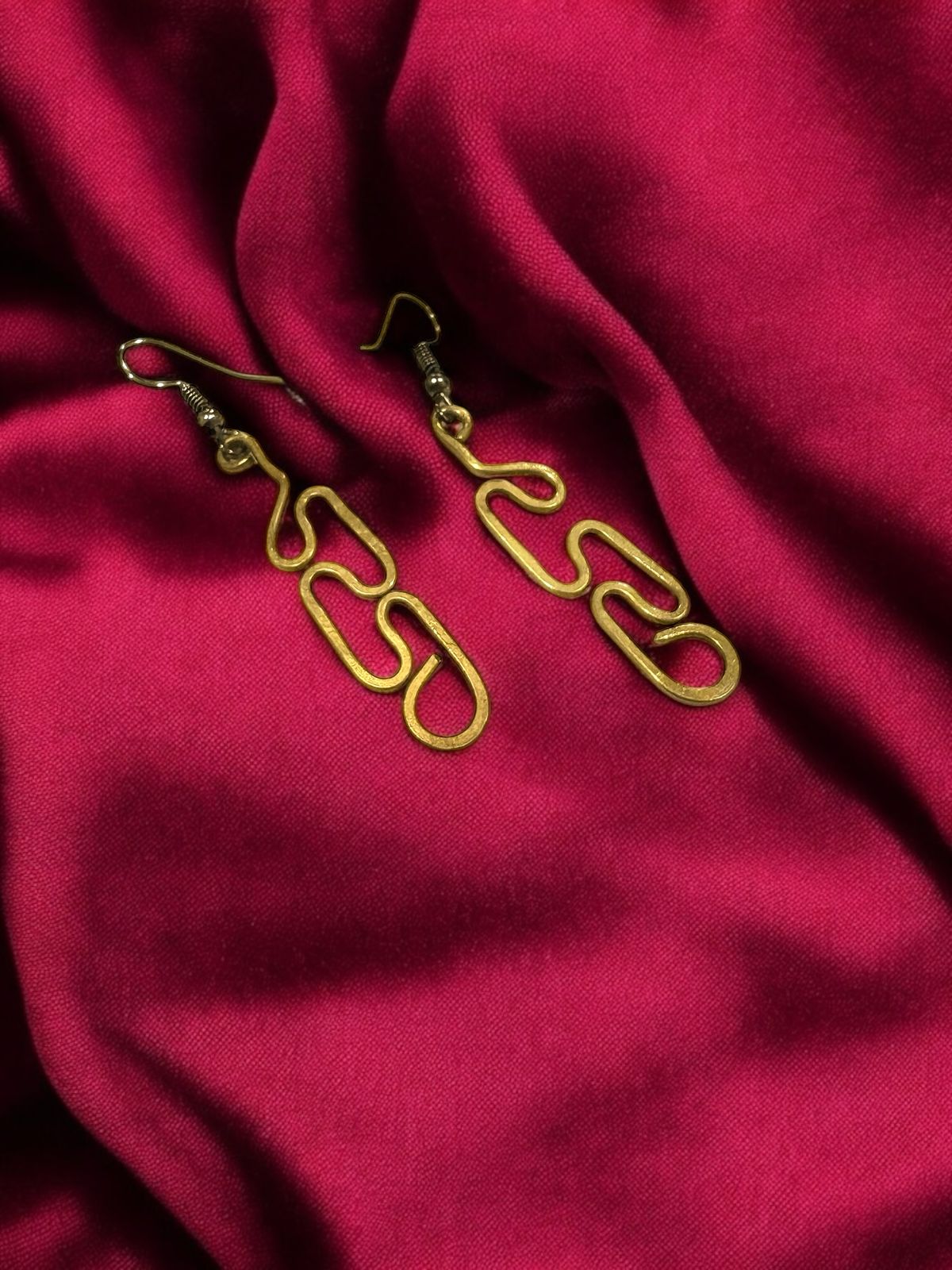flat-spiral-brass-earrings
