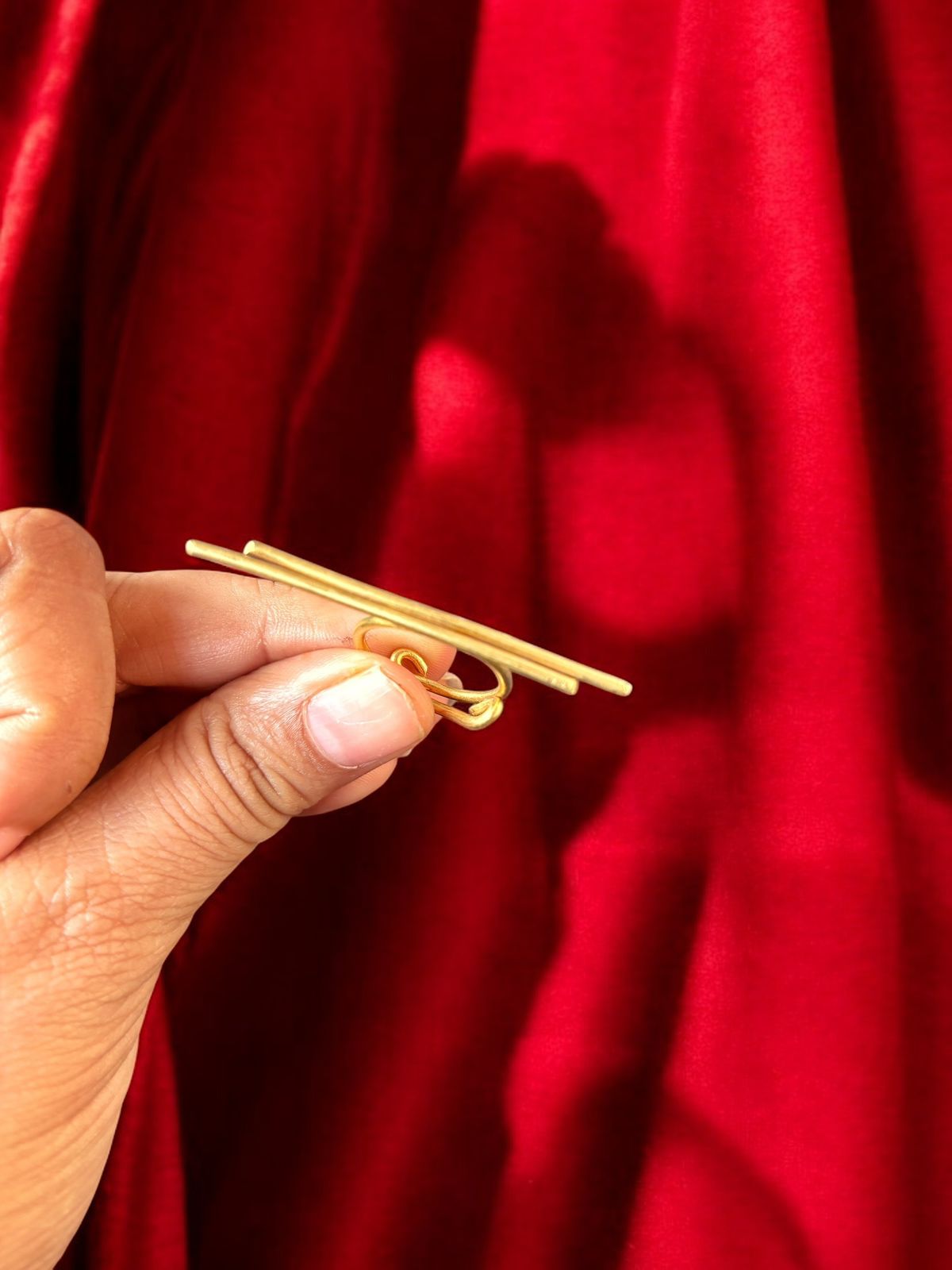 korean-minimalist-brass-ring-set