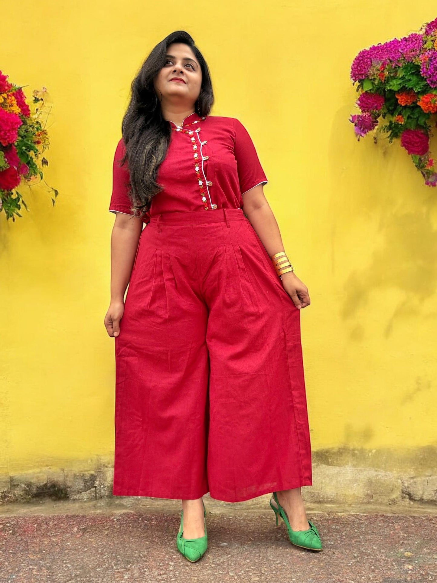 diana-flared-maroon-palazzos-white