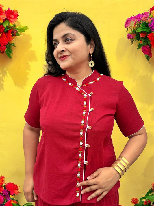 leishi-cheongsam-cotton-top-maroon