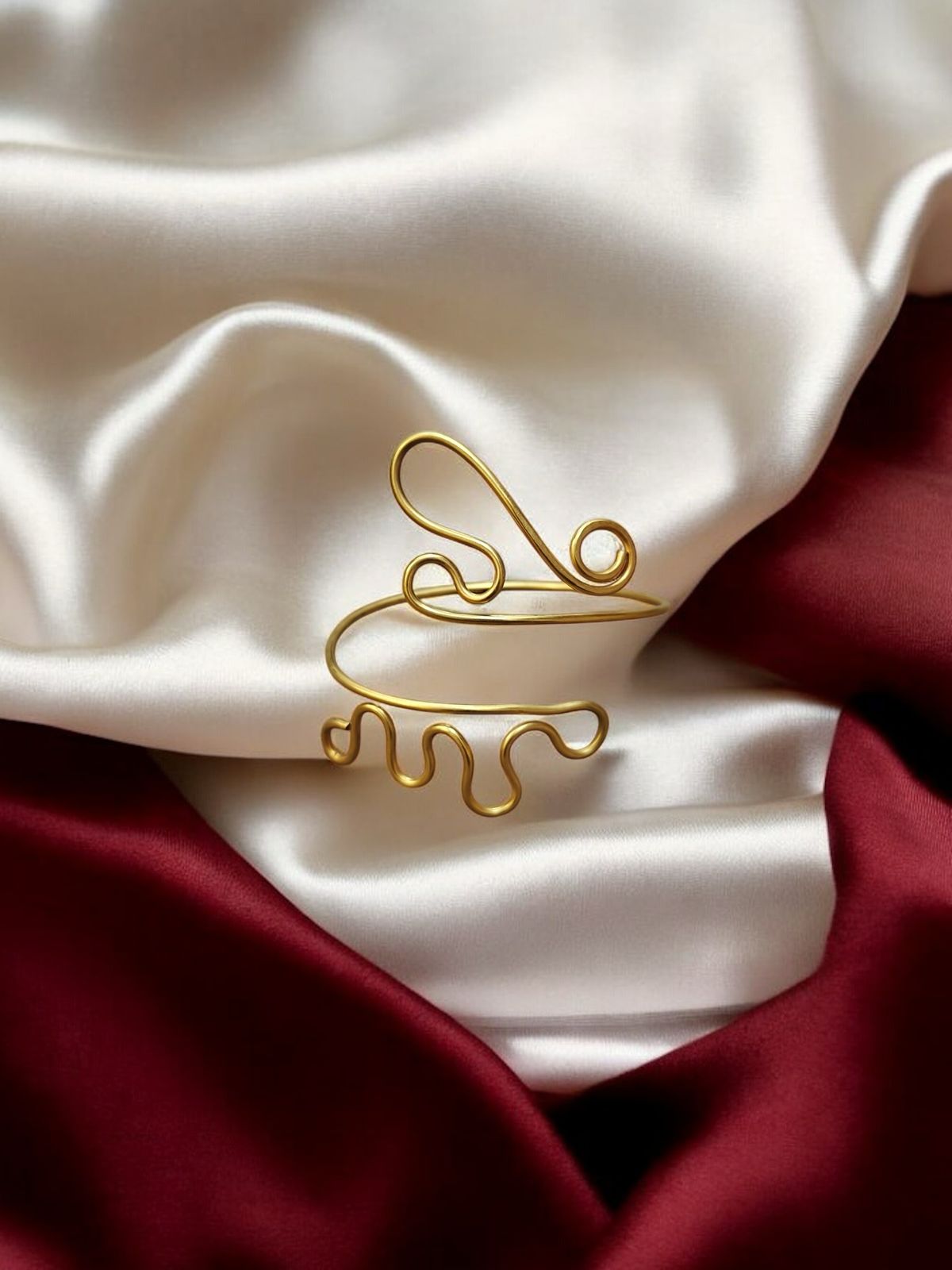 waves-brass-armcuff