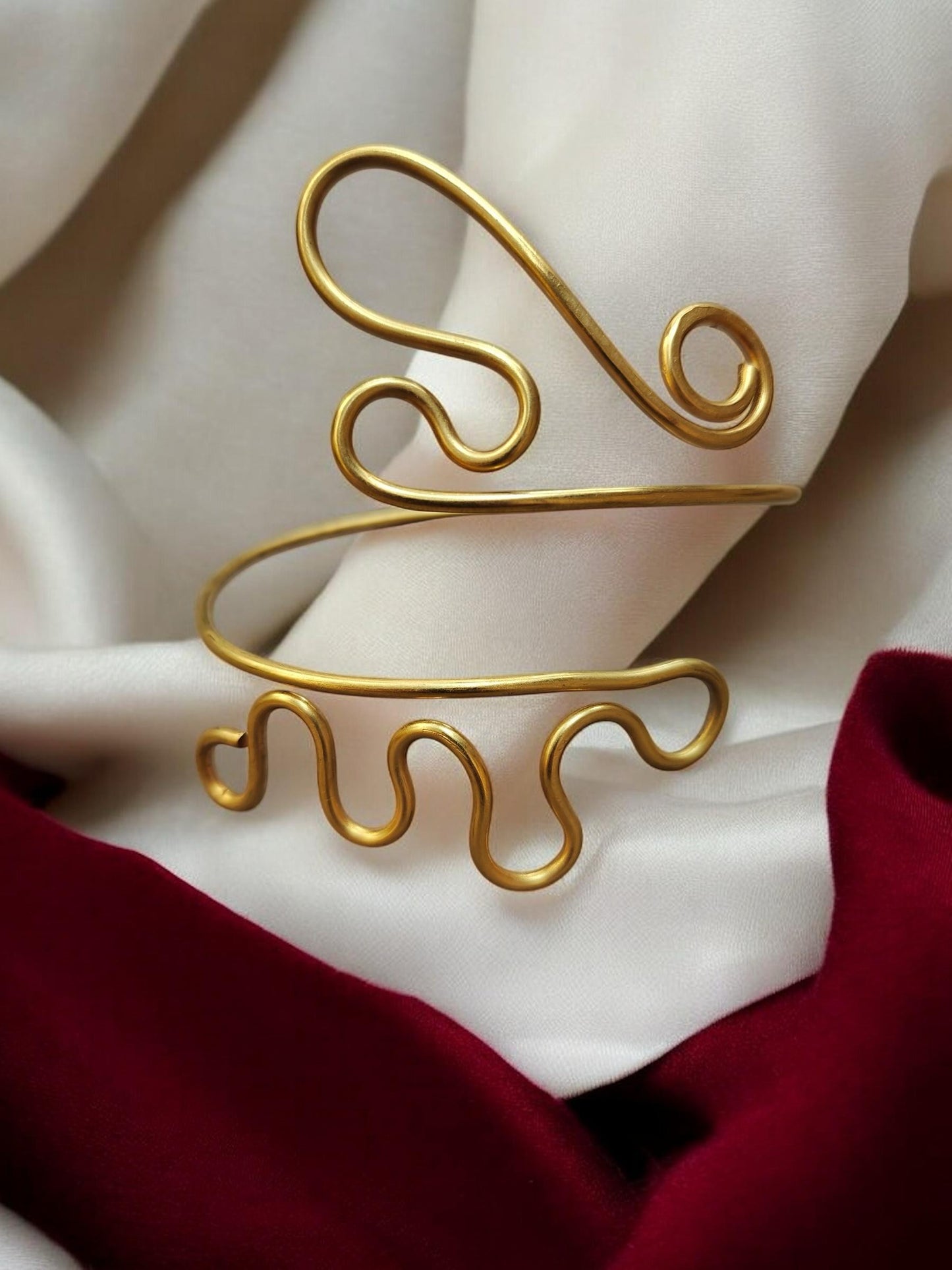 waves-brass-armcuff