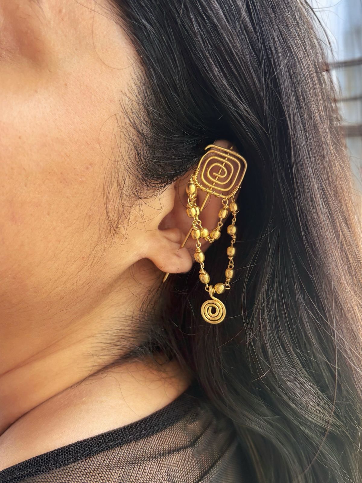 roma-chained-brass-earcuff-earrings