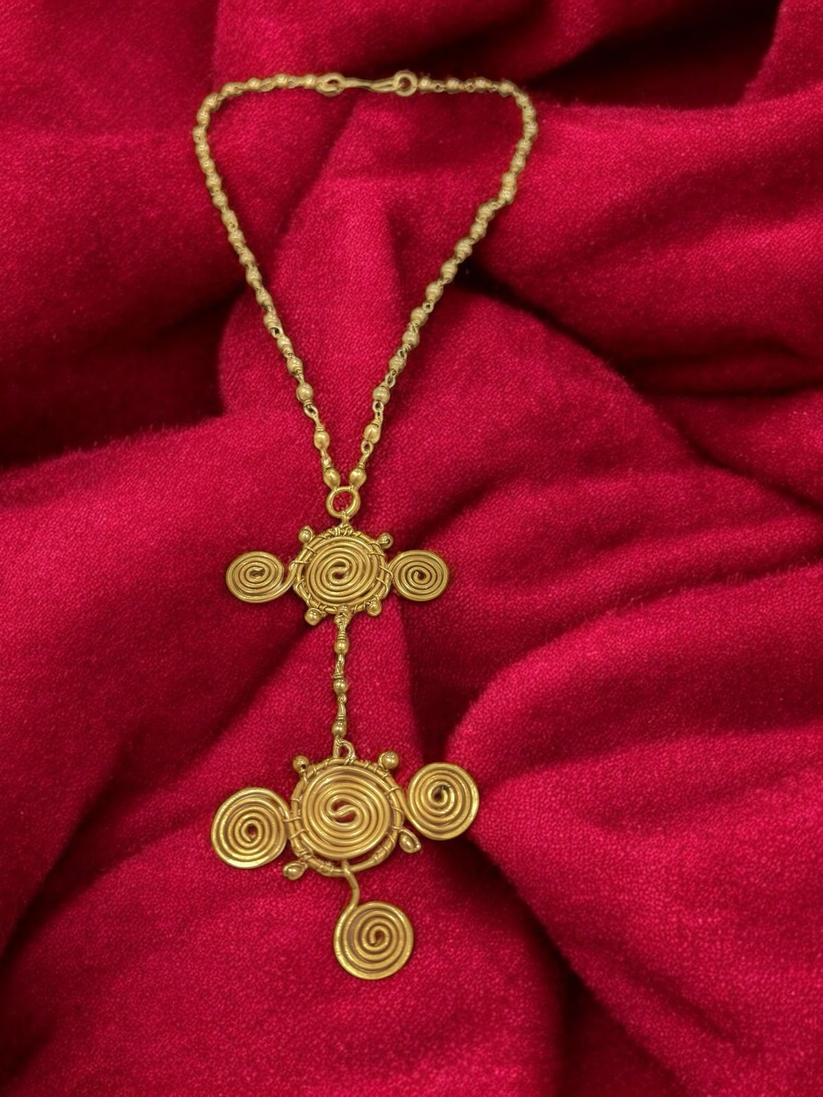 mohini-spiral-pendant-brass-necklace