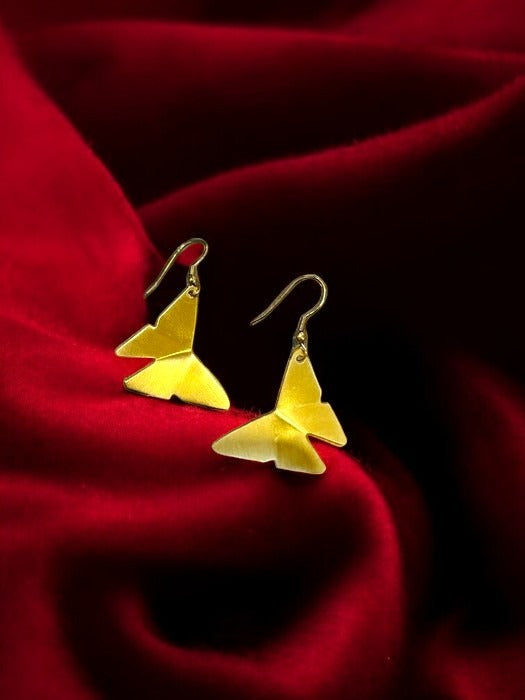 origami-butterfly-brass-earrings