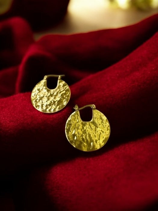 greek-coin-bold-brass-earrings