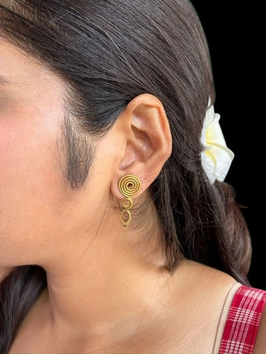 spiral-infinity-brass-stud-earrings