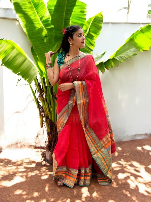 Charulata Cotton Kota Saree