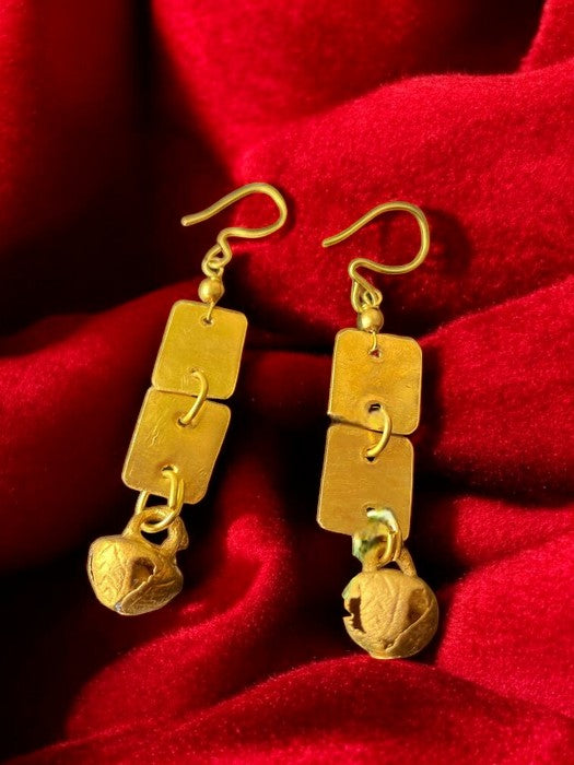 double-square-ghungru-brass-earrings