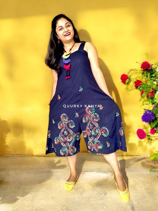 geet-kanthastitch-cotton-jumpsuit-navy-blue
