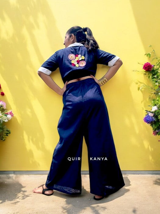 kimaya-easy-peezy-gamchha-cotton-jumpsuit-navy-blue