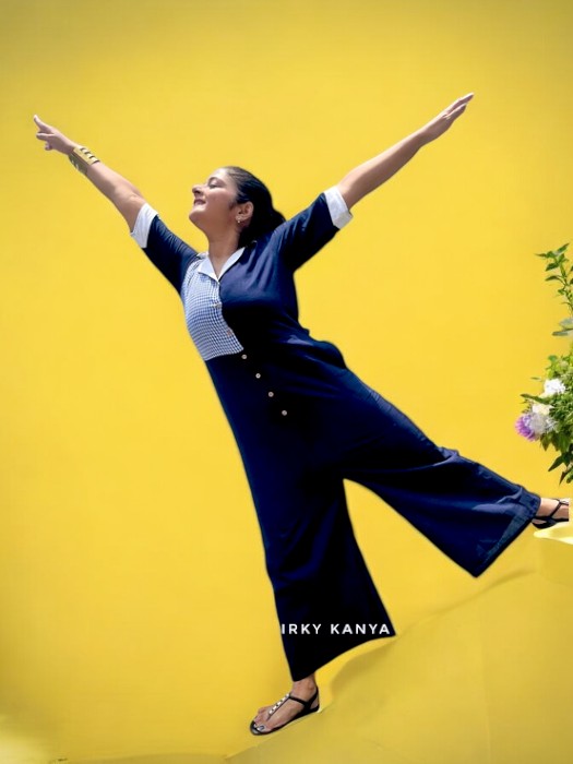 kimaya-easy-peezy-gamchha-cotton-jumpsuit-navy-blue