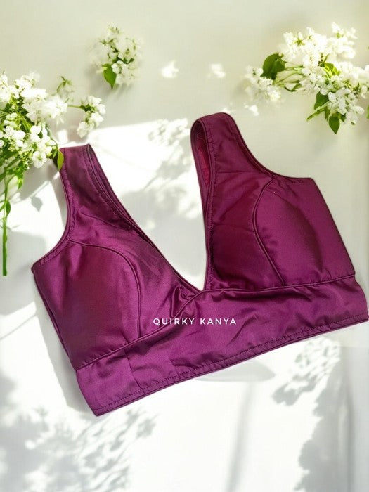 Sandhya Celebrity-cut Sleeveless Silk Blouse