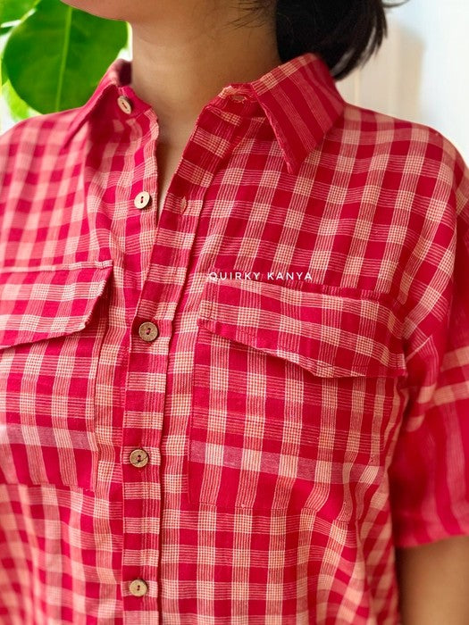 sawariyaa-gamchha-cotton-shirt-red