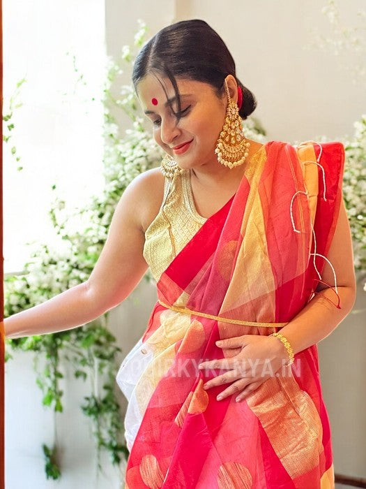 Swarnalata Brocade Blouse - Pale Gold