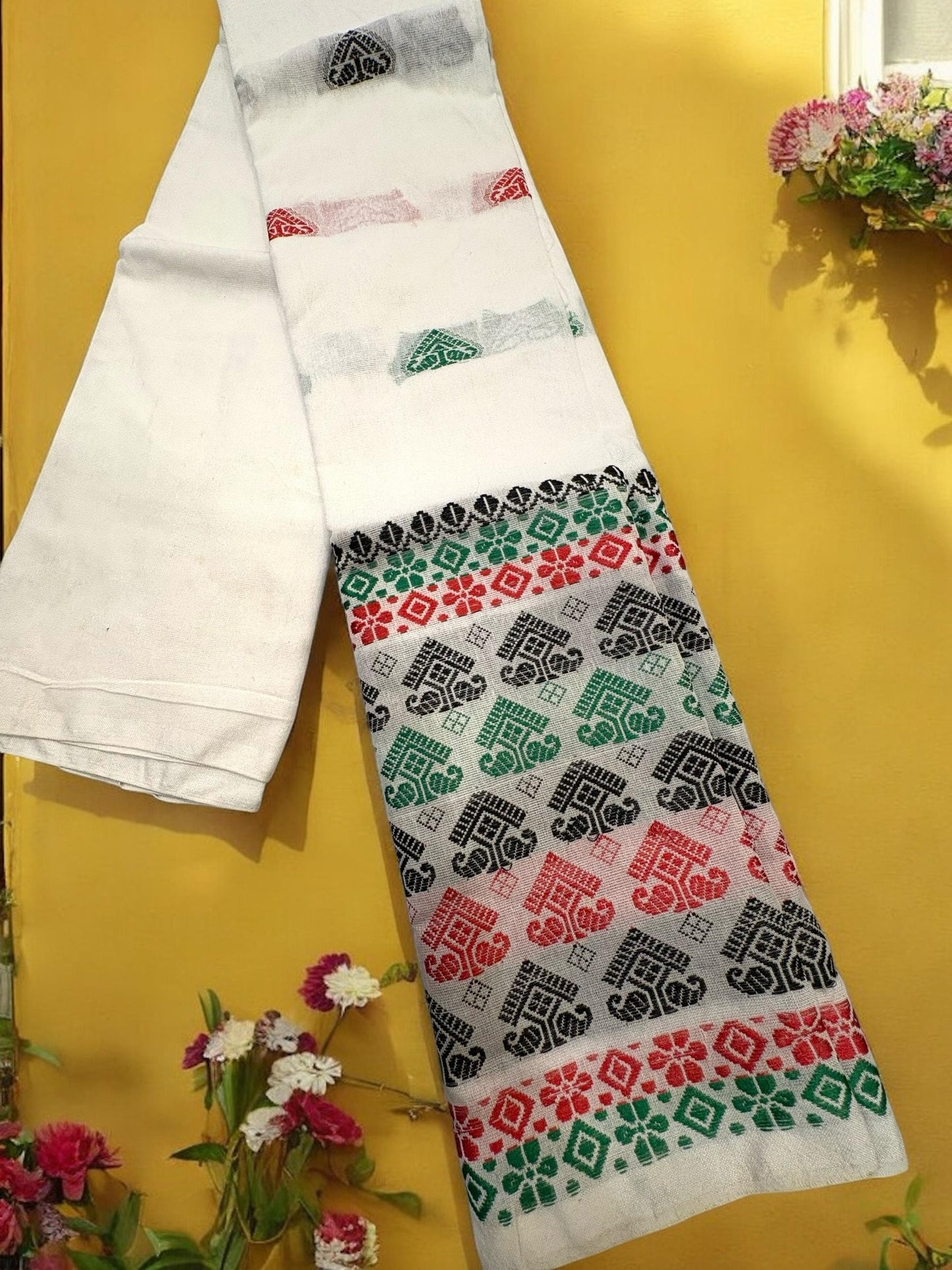Neha Assam Woven Chanderi Cotton Long Skirt