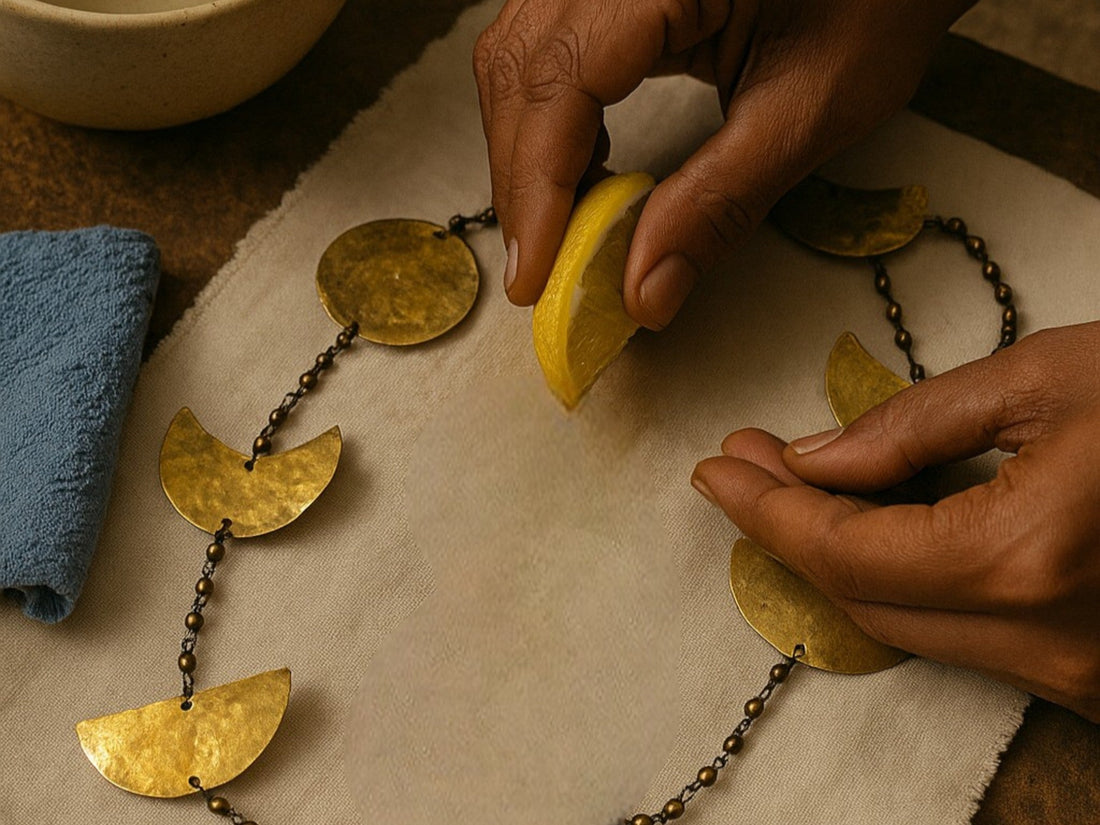✨5 Easy Ways to Clean and Care for Brass Jewelry | Quirky Kanya