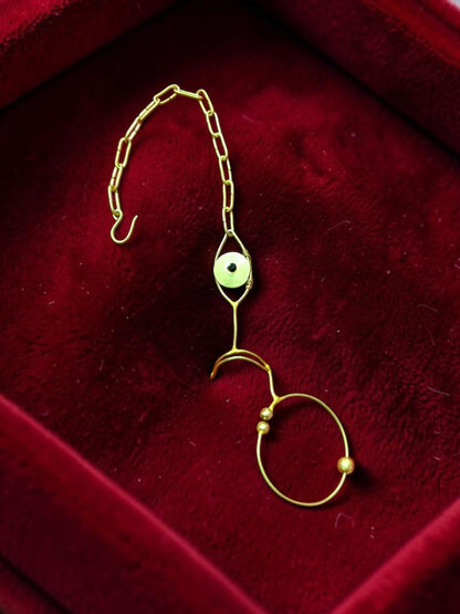 Devi Brass Face Jewelry (No piercing)